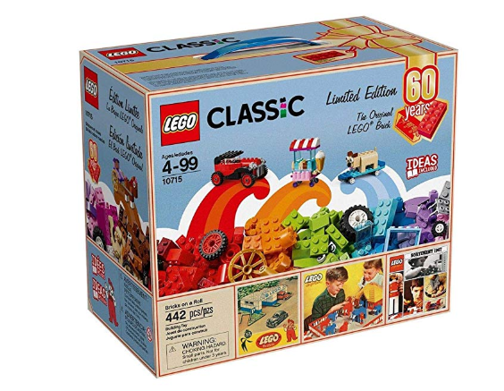 lego乐高经典卷积木1071560周年限量版442件