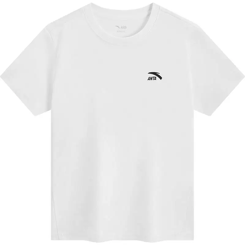 安踏儿童纯棉呼吸棉短袖T2026夏季新款