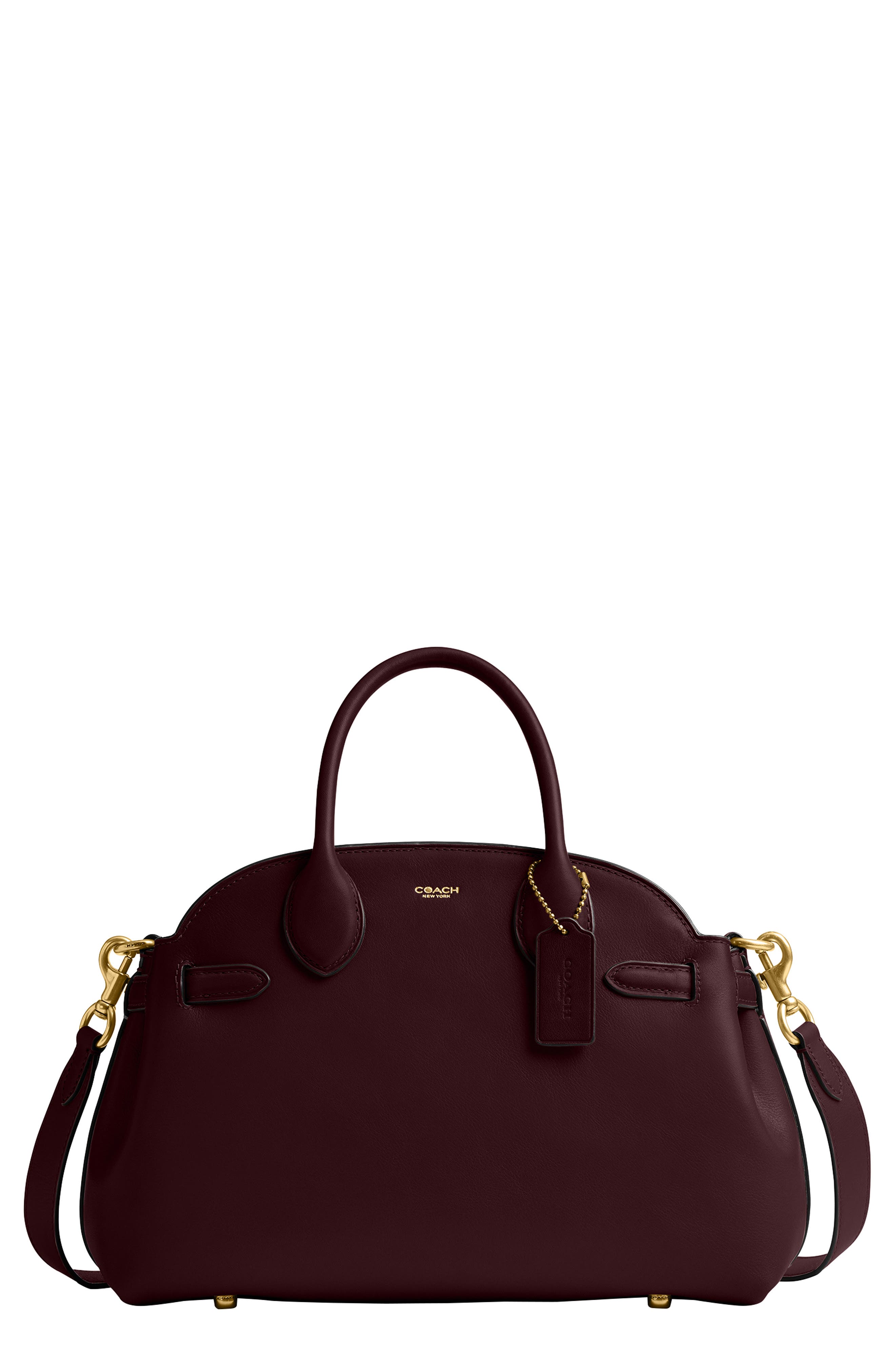 COACH Empire Soft Leather 蔻驰单肩包 Merlot