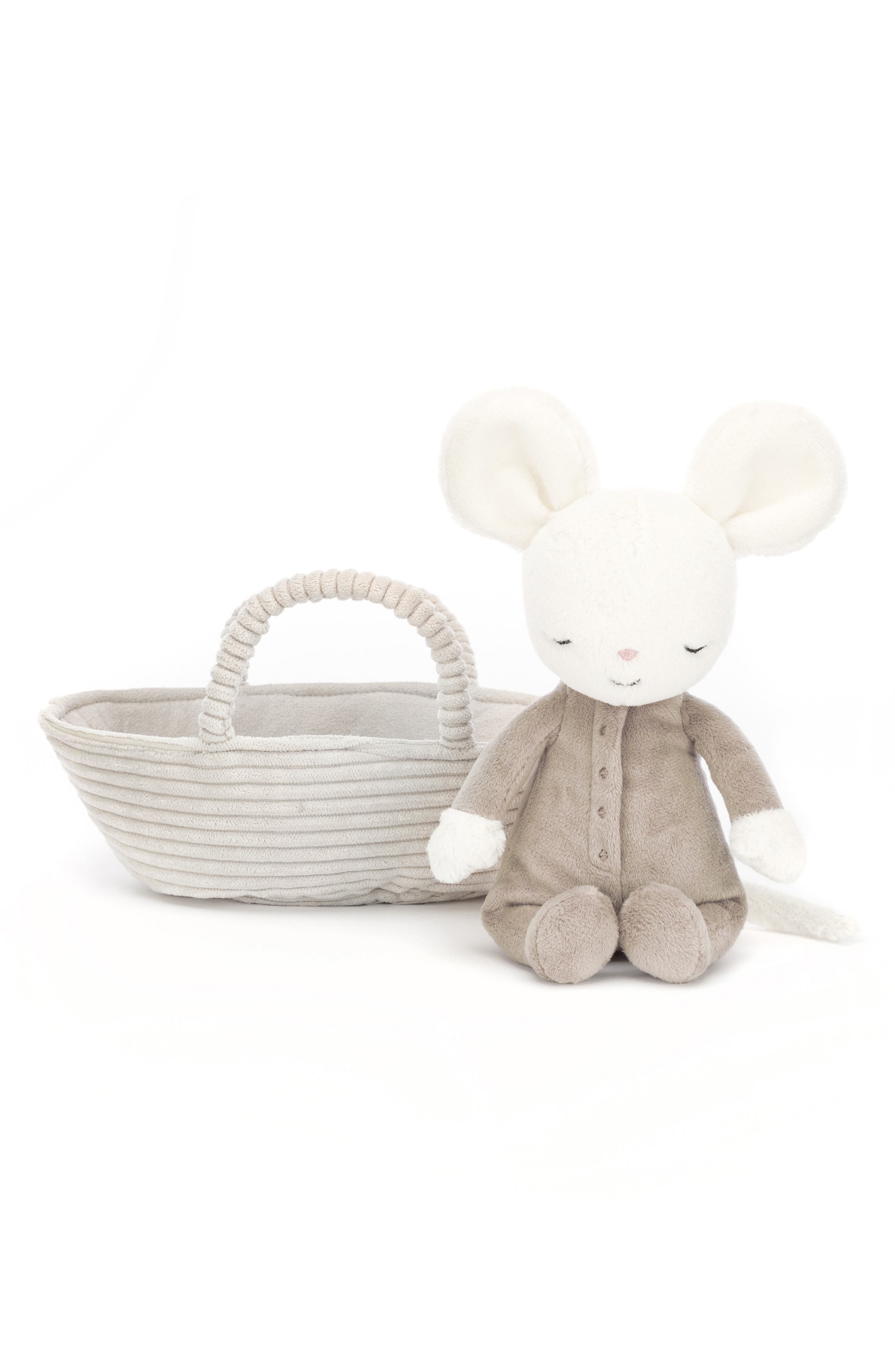 Jellycat Rock-a-Bye Mouse Stuffed Animal