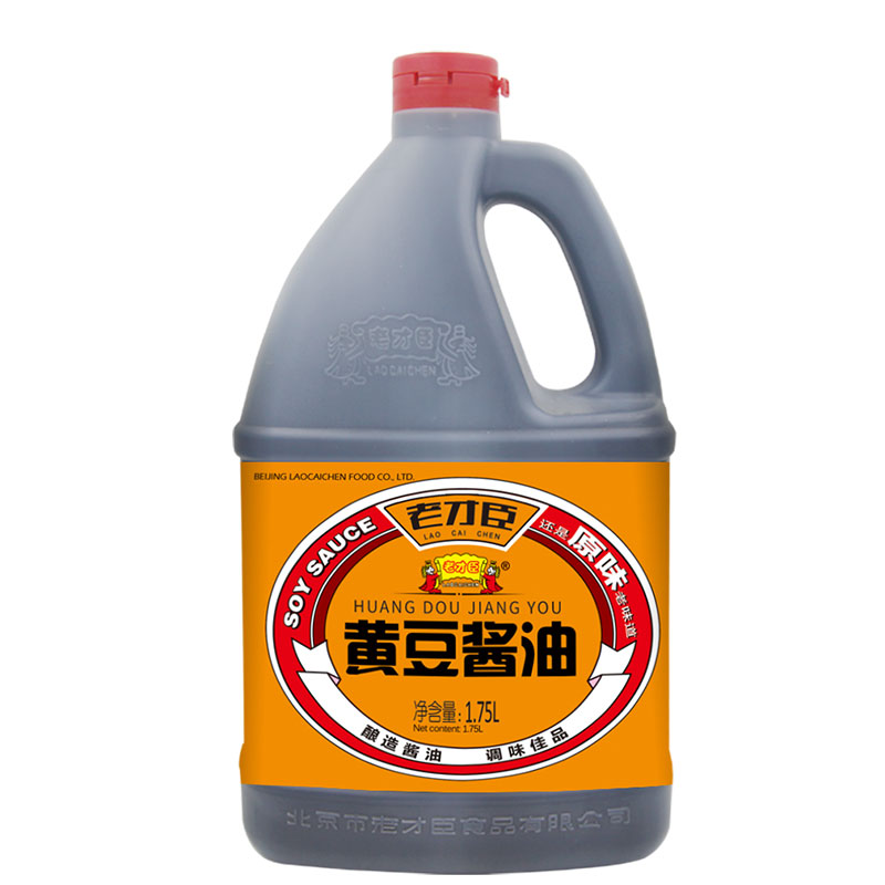 【JD旗舰店】老才臣 黄豆酱油量1.75L桶