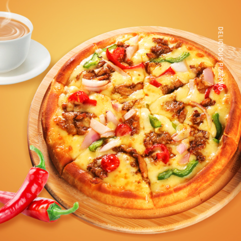 35.8元包邮！汉帝 即食成品披萨190g升级版7英寸*3件