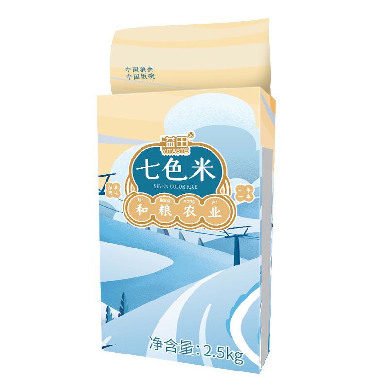 【溢田】五谷杂粮七色米糙米胚芽米5斤