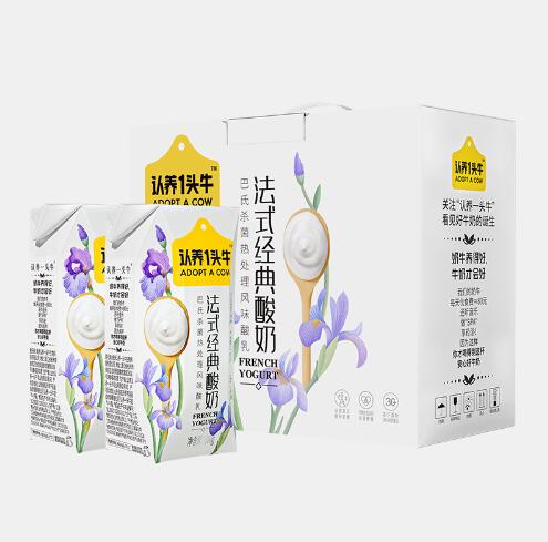 89.9元包邮！认养一头牛酸奶30盒