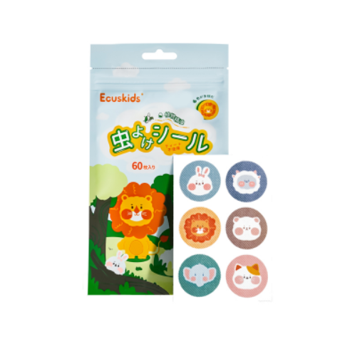 9.9元包邮！ecuskids 婴儿天然精油驱蚊贴60枚