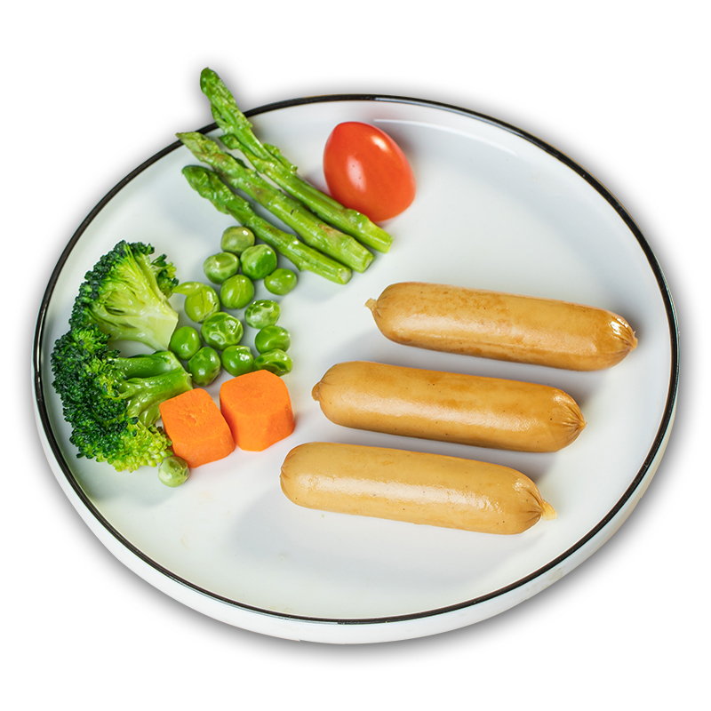 肌房重地即食低脂鸡胸肉肠225g*2袋