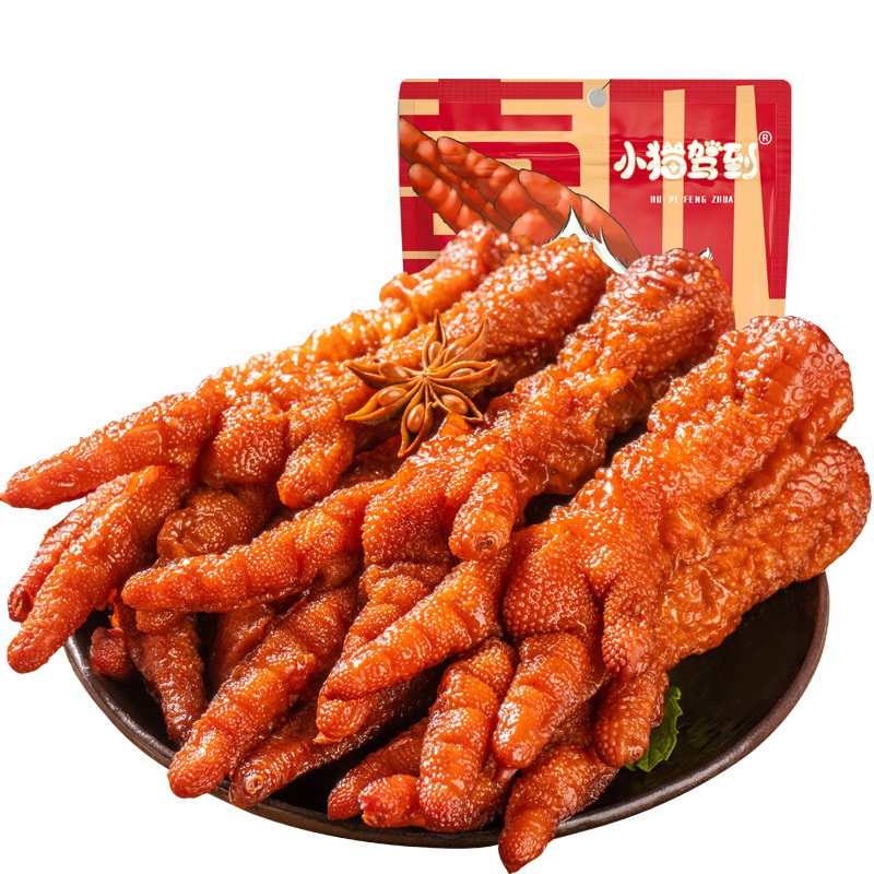 小猫驾到网红零食虎皮凤爪200g