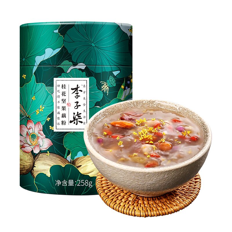 猫超已验货！李子柒桂花坚果藕粉