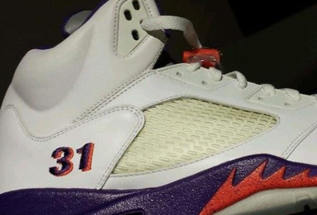 air jordan 5 肖恩.马里昂 太阳队主场pe 图片欣赏