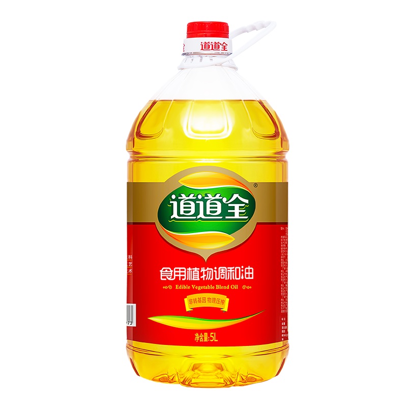 道道全植物食用调和油5L菜籽油