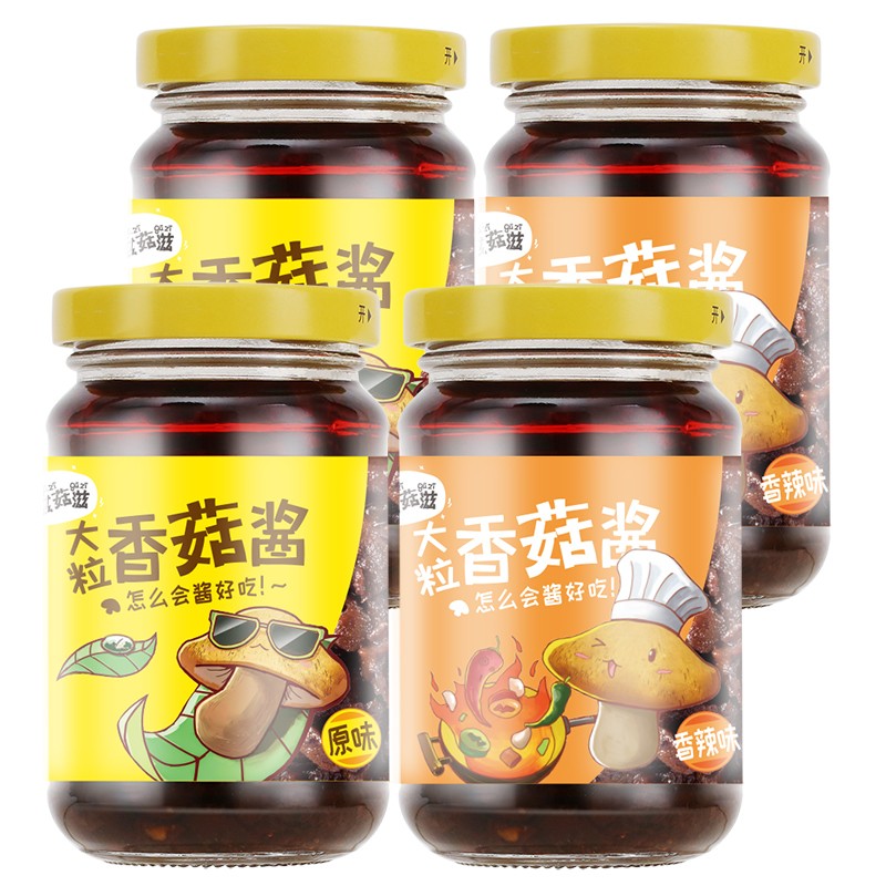 菇滋菇滋香菇酱 4瓶装