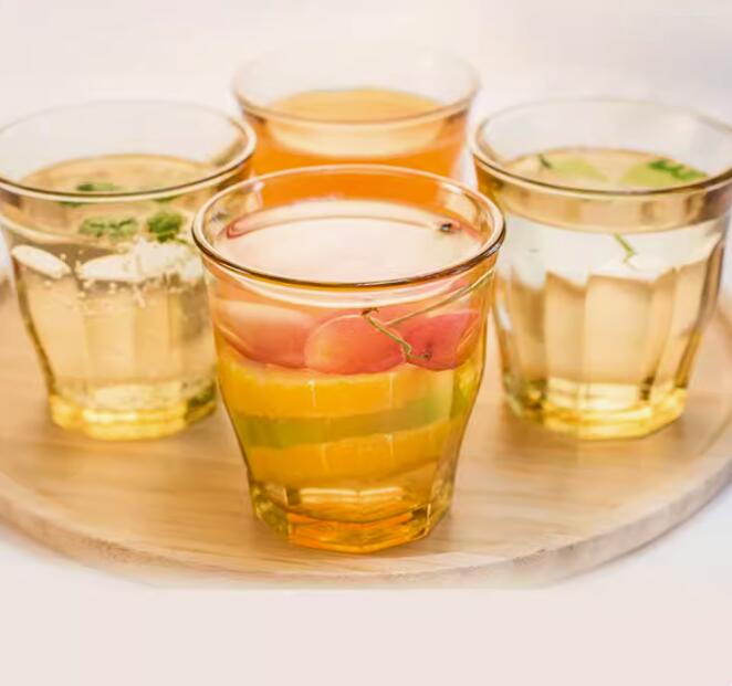23元，Pyrex 美国康宁 琥珀九棱玻璃杯277ml*2个