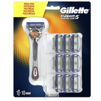 Gillette吉列 Fusion5 ProGlide 锋隐致顺 男士剃刀套装（1刀架+10刀头）