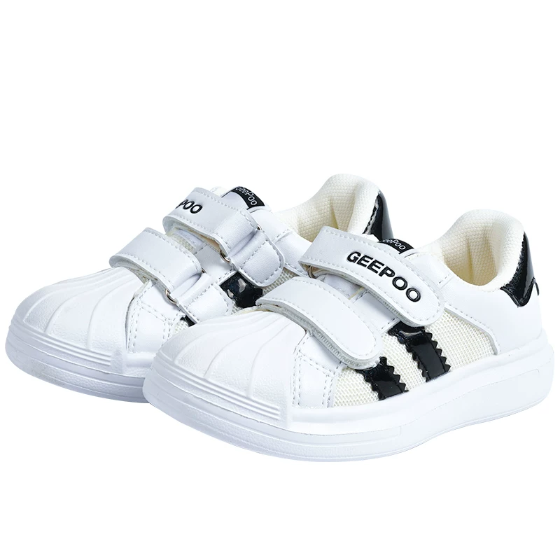 皮面童鞋男童运动鞋儿童板鞋