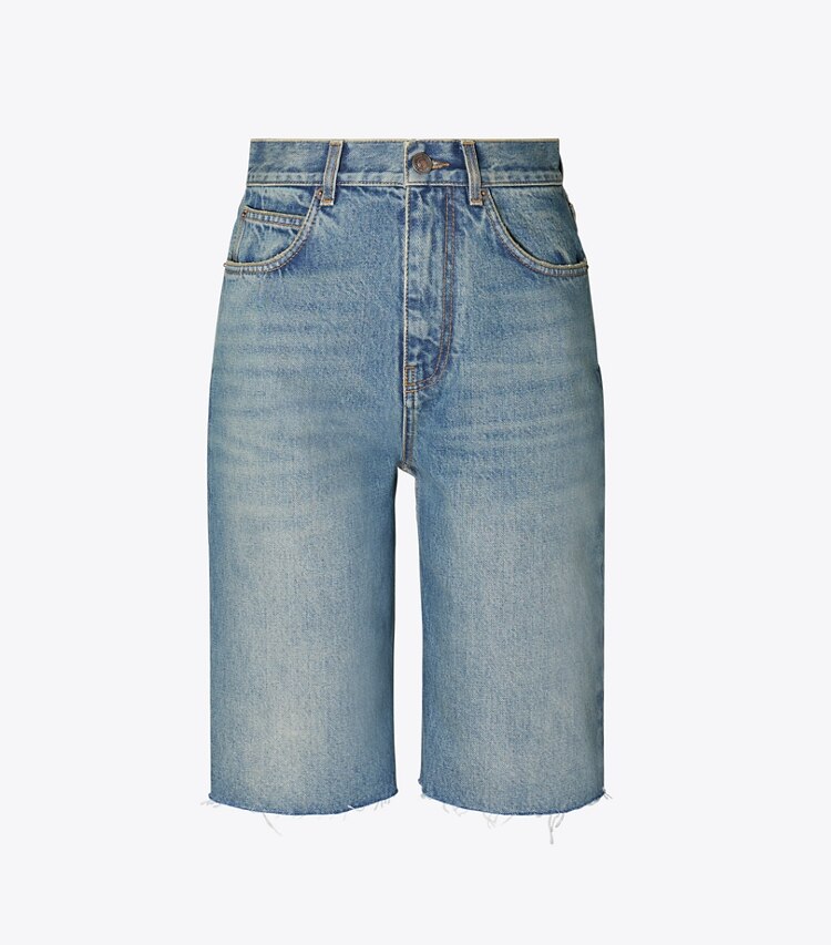 tory burch Cotton Denim Short
