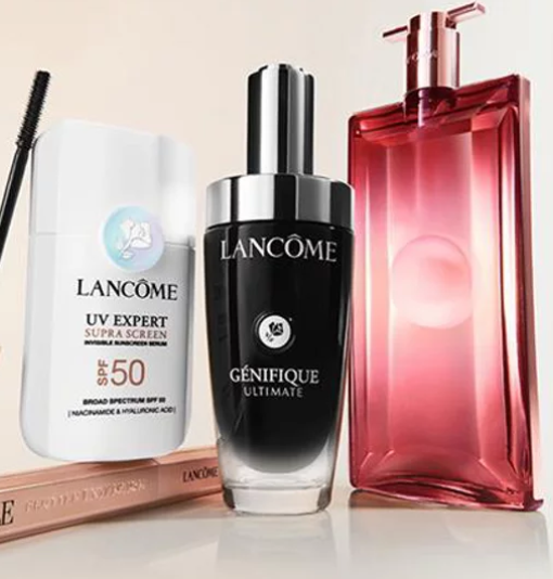 Lancome 美妆护肤热卖 送小黑瓶精华