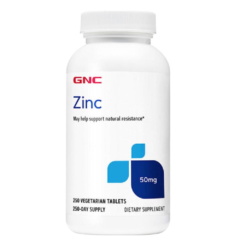 GNC健安喜锌片锌营养素50mg*250片
