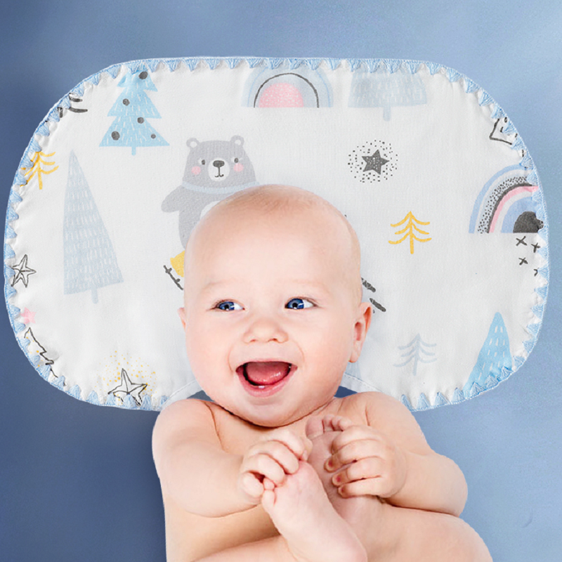 19元 【好孩子品牌】新生婴儿云片枕平枕巾