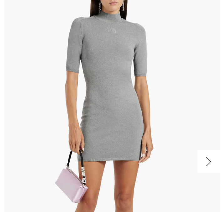 Alexander Wang 灰色迷你连衣裙 2折大促