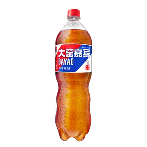 吴京代言大窑果汁汽水嘉宾橙诺碳酸饮料1.3L分享装*2瓶