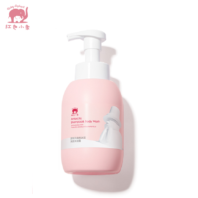红色小象南极冰藻二合一沐浴露450ml