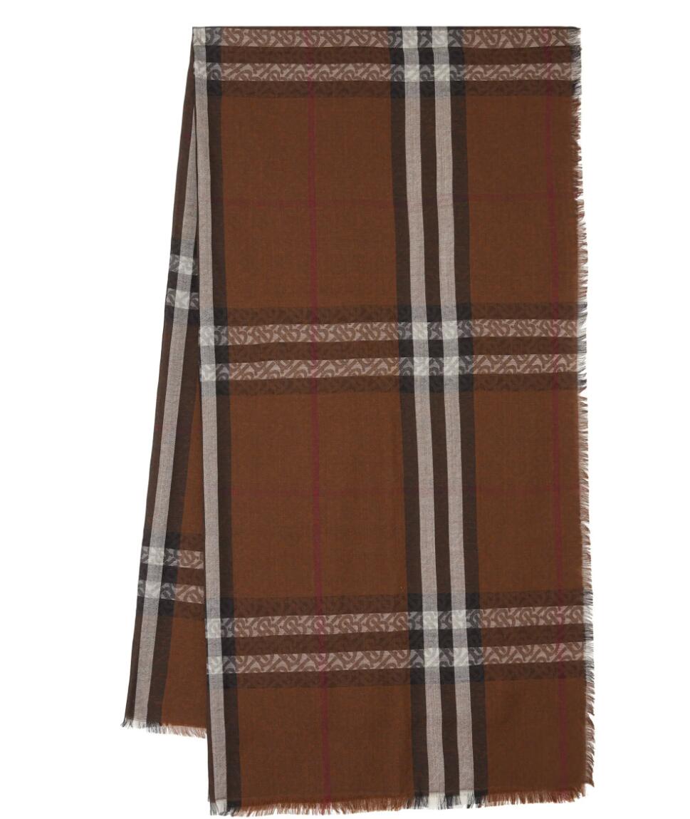Burberry Check 格子羊毛丝巾