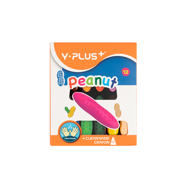 英国YPLUS儿童花生油画蜡笔12色