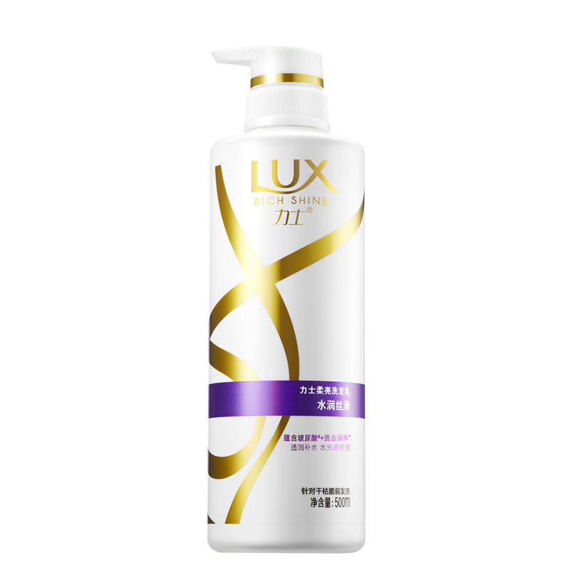 力士大白瓶水润丝滑洗发水500ml*3