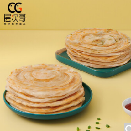 17.9元包邮！粮全其美 手抓饼 80g*40片