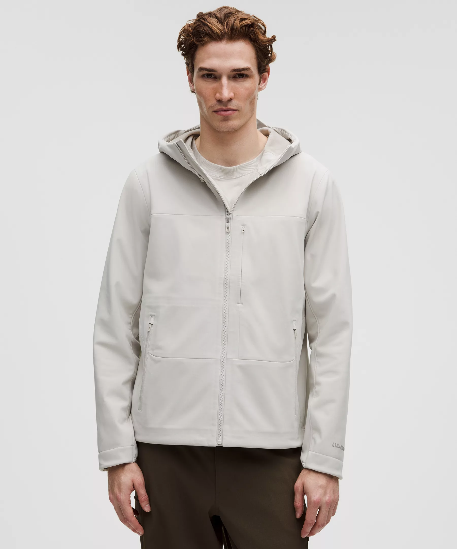 Lululemon Men's Cross Chill 男士夹克 Dove Grey M