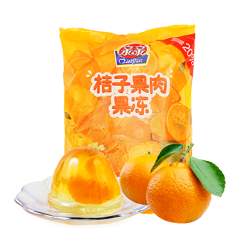 亲亲桔子果肉果儿童零食540g