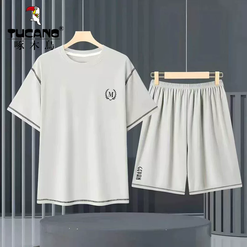 【全尺寸一个价】啄木鸟夏男士睡衣家居服