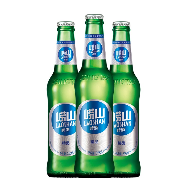 【JD好店】青岛 崂山啤酒316ml*24瓶