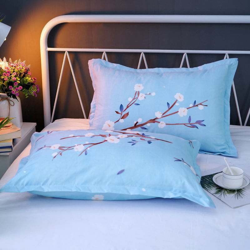 【JD旗舰店】春季拉链枕套一对装 48cmX74cm