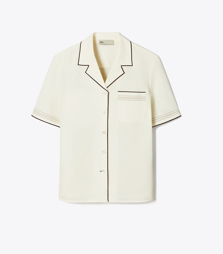 tory burch Linen Camp Shirt
