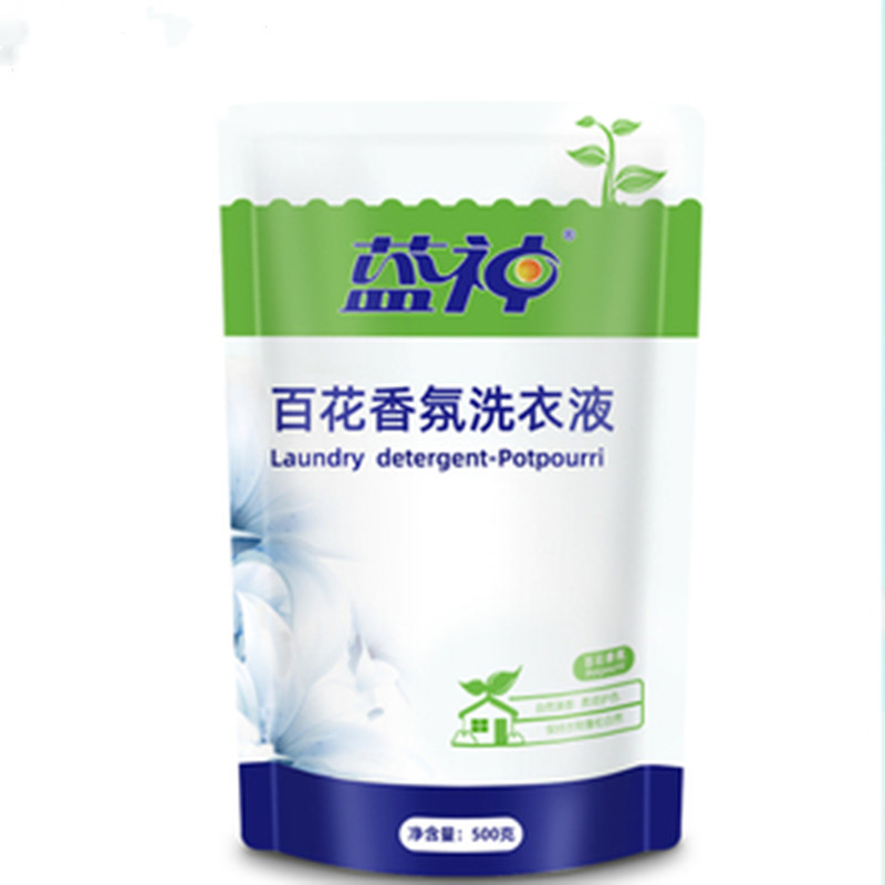 稳定签到！蓝神百花香氛洗衣液500g一袋