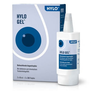 HYLO 海露 GEL润眼祛红滴眼液眼药水2x10ml 玻尿酸滋润眼睛疲劳