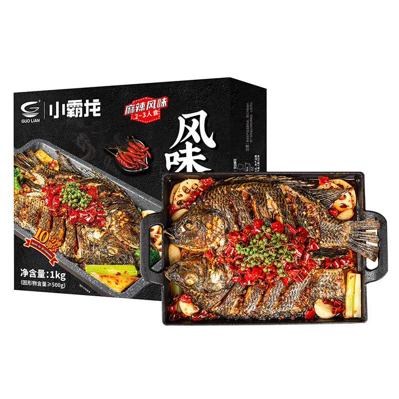 国联小霸龙麻辣烤鱼1kg*1盒