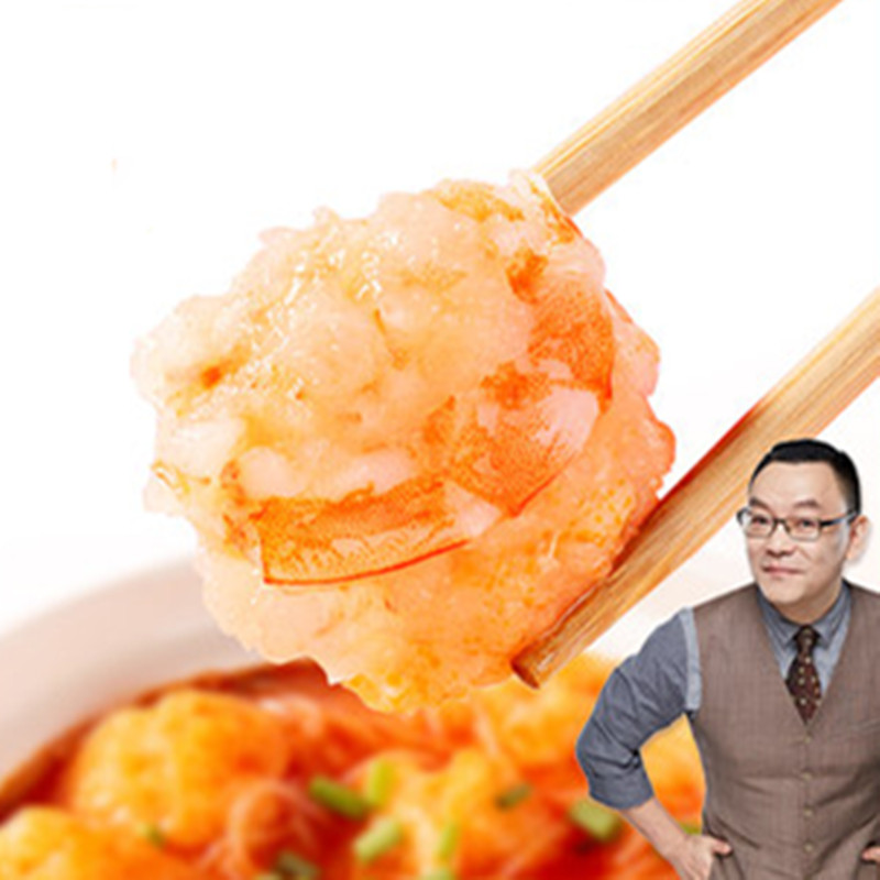 【拍四件】逮虾记手打纯虾仁虾滑150g*4盒