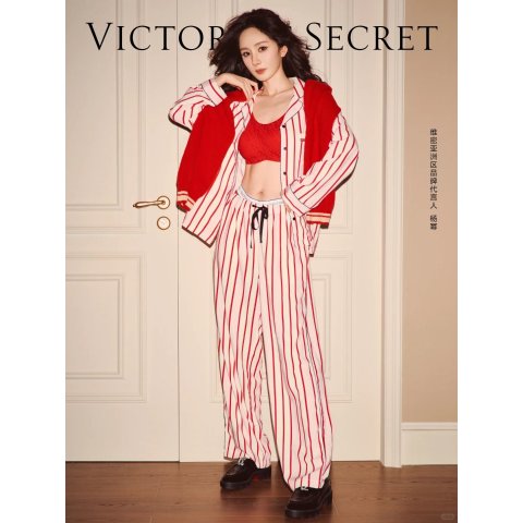 Victoria's Secret 杨幂类似款 法兰绒睡衣套装