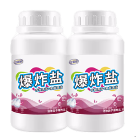 14.9元包邮！立管家 爆炸盐300g*2瓶 彩漂剂