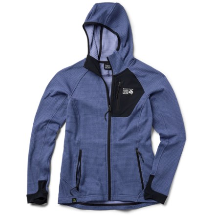 Mountain Hardwear Polartec Power Grid Full-Zip Fleece Hoodie - Women's