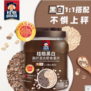 7.9元！桂格即食燕麦片860克