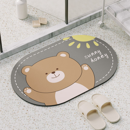 【奇雅】浴室硅藻泥吸水软垫门口地垫