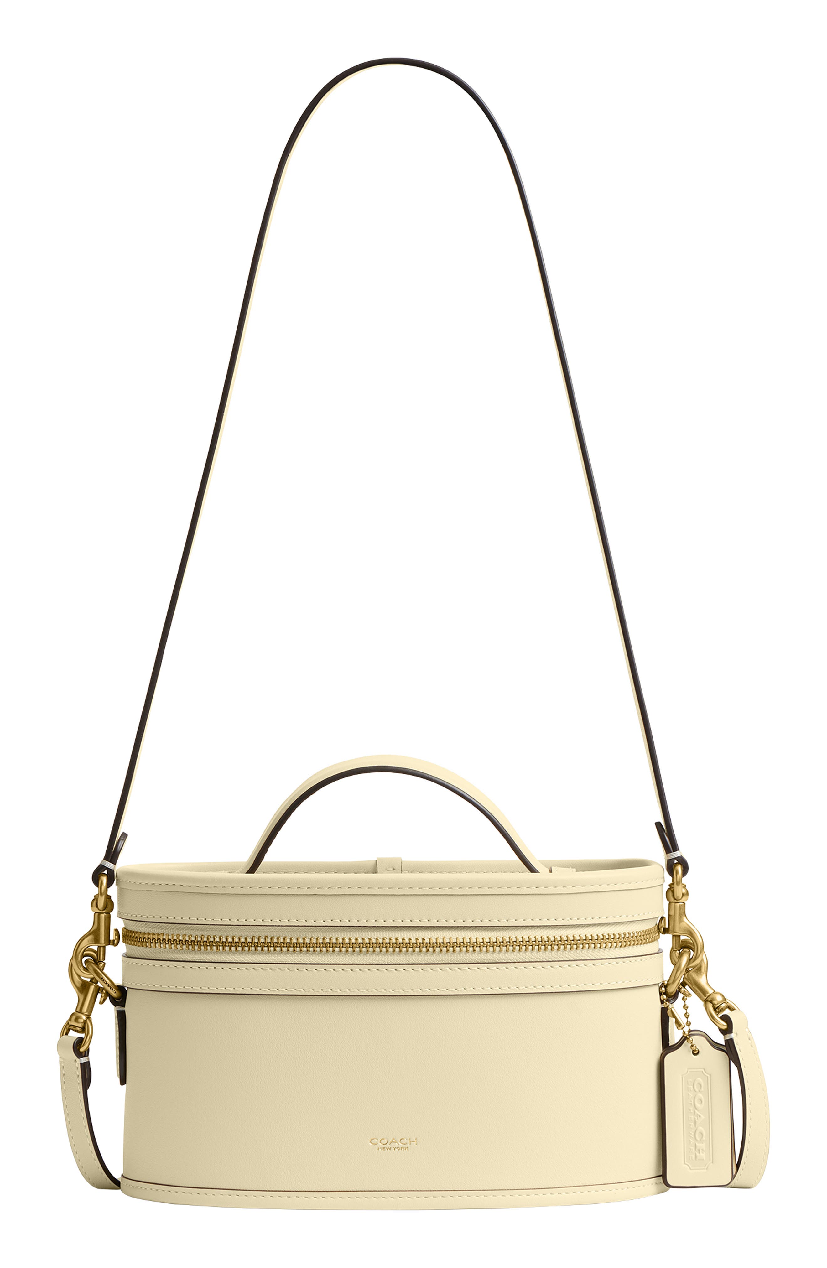 COACH Trail Leather 蔻驰单肩包 Moonlight
