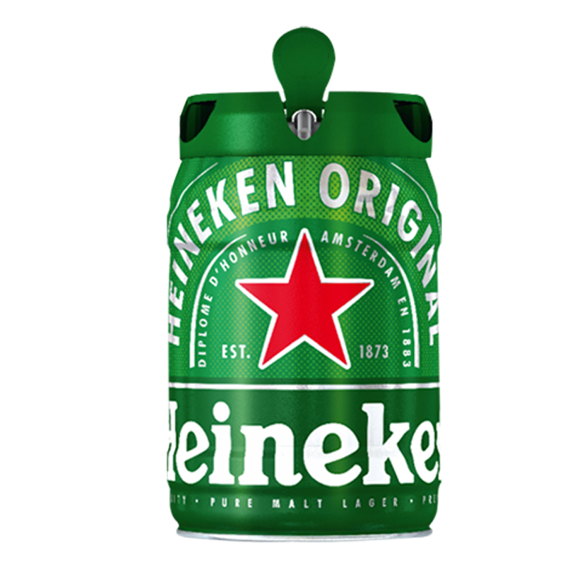 Heineken/喜力啤酒5L*1桶装