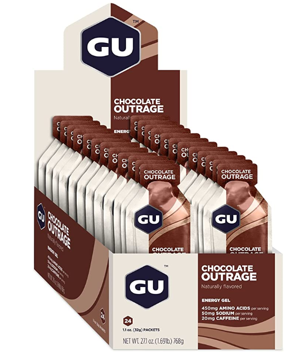 GU Energy Original 运动营养能量凝胶，24 包