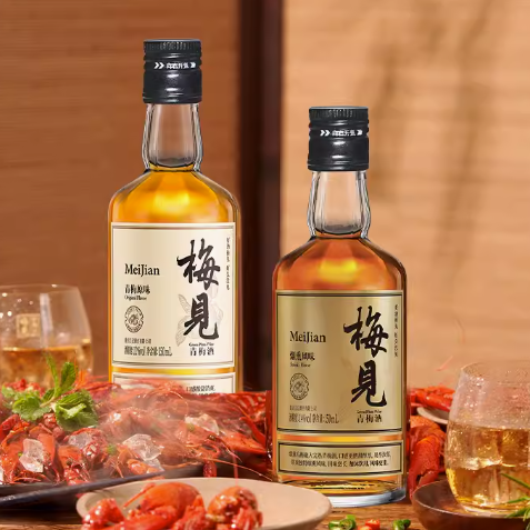 【有券的上】6.9元包邮！梅见 低度微醺青梅果酒150ml