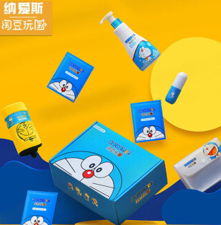 【学生价】19元！淘豆玩国 魔法泡泡 礼盒（哆啦联名款）2件