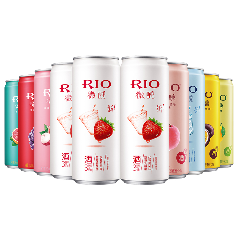 拍3件！RIO锐澳清爽3口味330ml×30罐